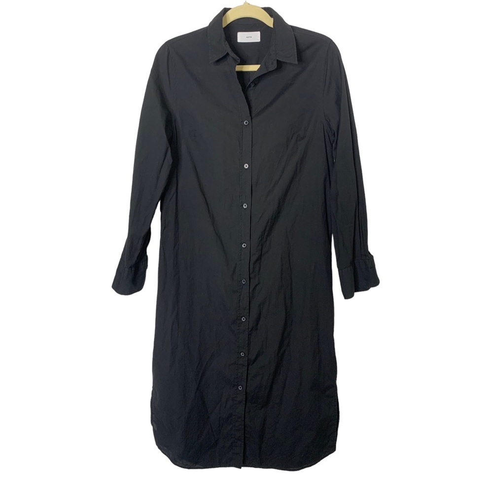 KOTN Black Egyptian Cotton Size 8 Shirt Dress
